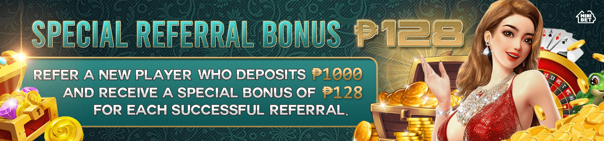 minibet referral reward pc